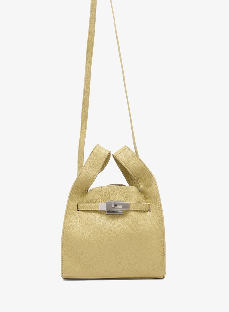 ايلا Bucket Bag With Silver Accent Crossbody